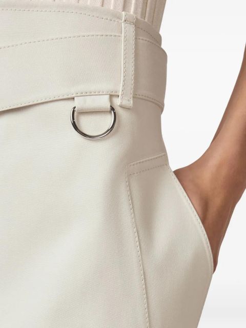 Tod's belted midi skirt - White