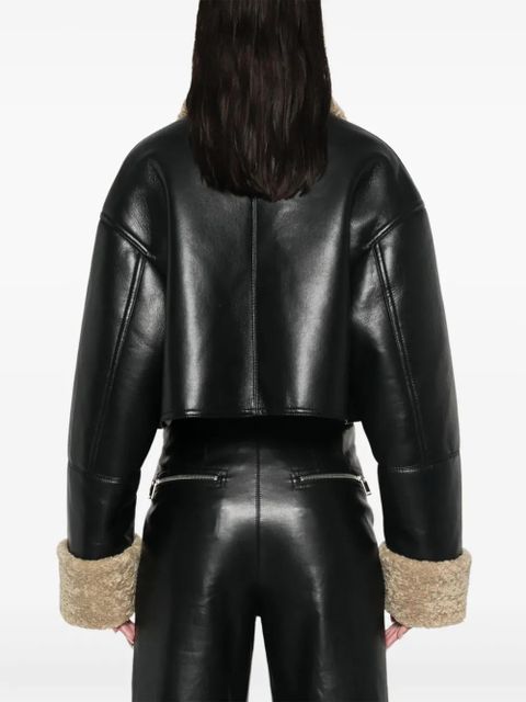 Nanushka cropped jacket - Black - zdjęcie produktu nr 2