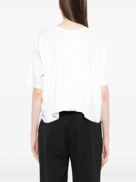 Jacquemus pleated T-shirt - White