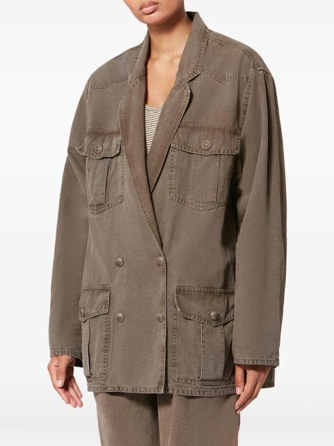 MARANT ÉTOILE Nevala double-breasted blazer - Brown - zdjęcie produktu nr 2