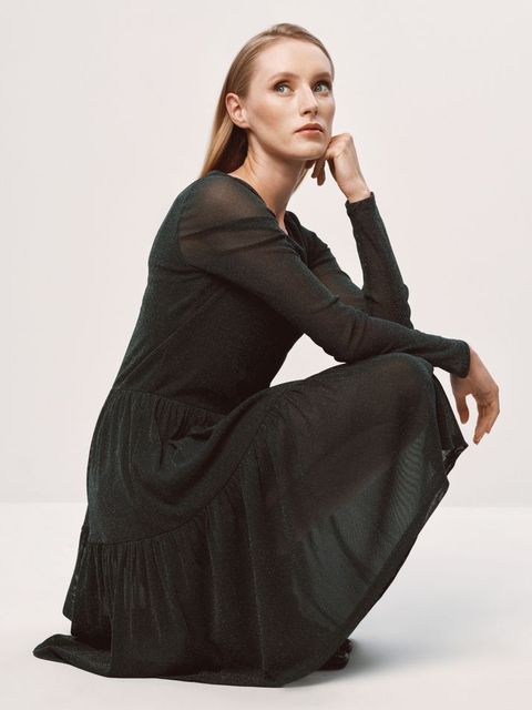 Zielona sukienka mini