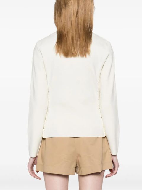 Moncler logo-patch padded jacket - Neutrals - zdjęcie produktu nr 2