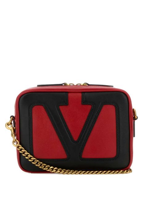 Valentino Garavani appliqué chain cross body bag - Red - zdjęcie produktu nr 1