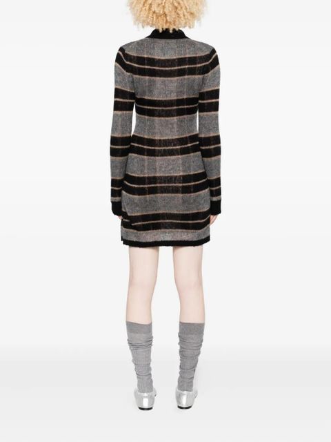 Guest In Residence striped midi dress - Grey