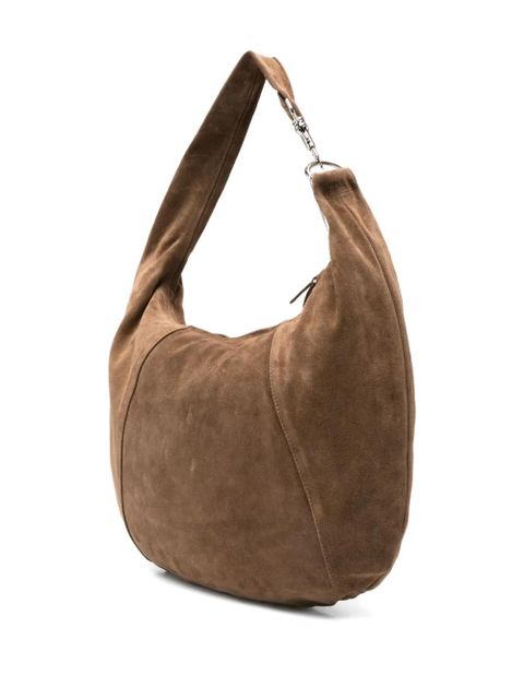 Gimaguas Paula suede shoulder bag - Brown