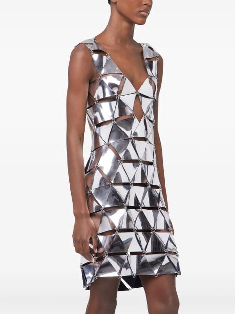 Rabanne Assembly mini dress - Silver - zdjęcie produktu nr 2