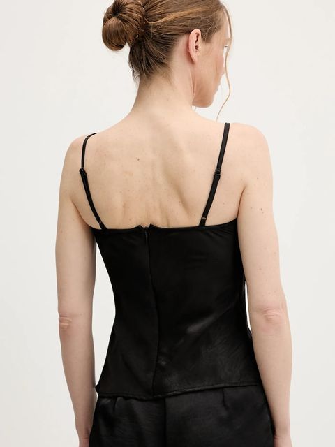 Answear.LAB bluzka damska kolor czarny gładka