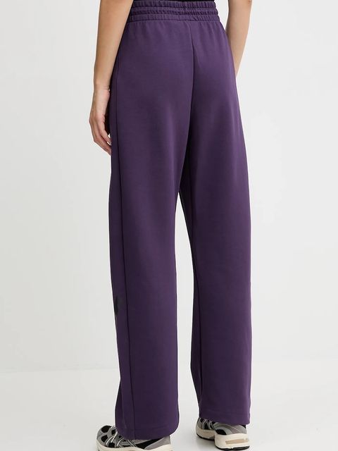 adidas spodnie dresowe adidas x Z.N.E damskie kolor fioletowy gładkie KB9441 - zdjęcie produktu nr 2