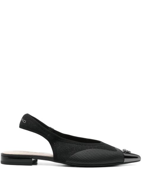 PINKO lurex-detail ballet flats - Black - zdjęcie produktu nr 1
