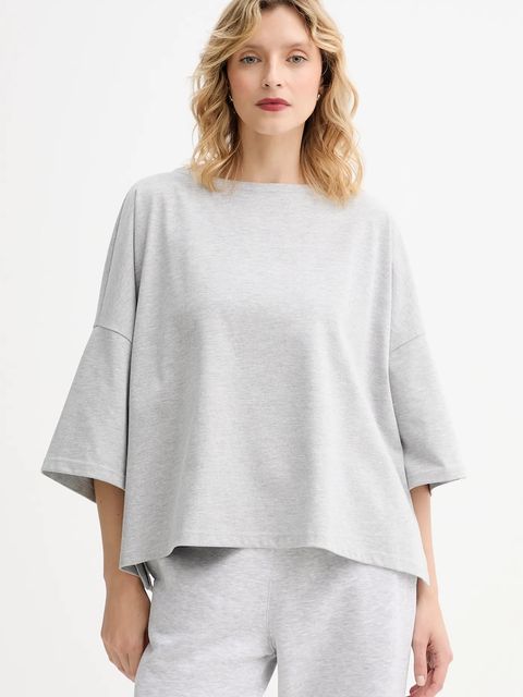 MUUV. t-shirt bawełniany MUUV. x Answear damski kolor szary - zdjęcie produktu nr 1