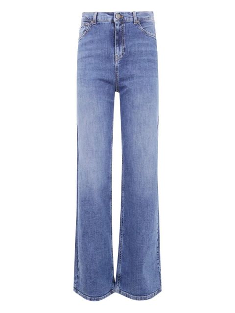 TWINSET light-wash straight-leg jeans - Blue - zdjęcie produktu nr 1