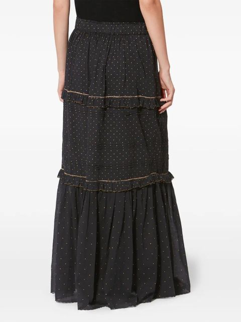 MARANT ÉTOILE Volodia ruffled maxi skirt - Black