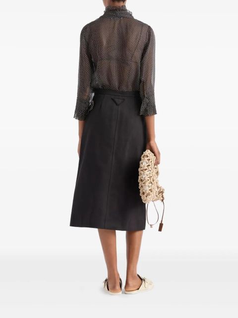 Prada silk shirt - Black