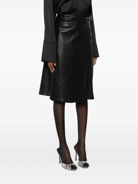 Simkhai wrap midi skirt - BLACK - zdjęcie produktu nr 2