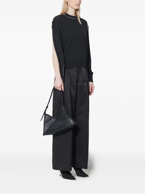 MM6 Maison Margiela cut-out sweater - Black - zdjęcie produktu nr 2