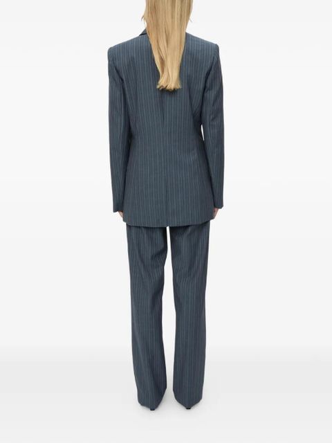 Christopher Esber Torrent pinstripe-pattern blazer - Blue