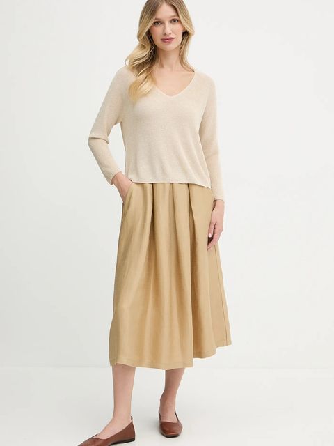 La Petite Française spódnica z domieszką lnu JOSEPHINE - zdjęcie produktu nr 1