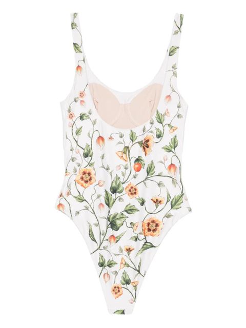 Agua By Agua Bendita Gema Uchuva floral swimsuit - Neutrals - zdjęcie produktu nr 2