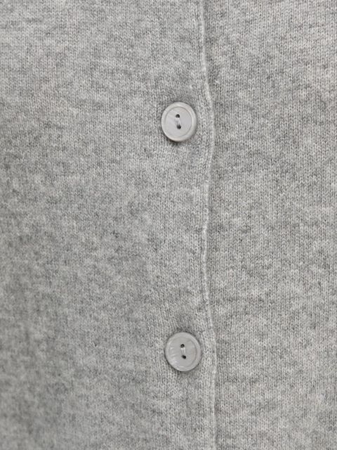 Samsoe Samsoe kardigan wełniany SABOSTON kolor szary lekki F24400186