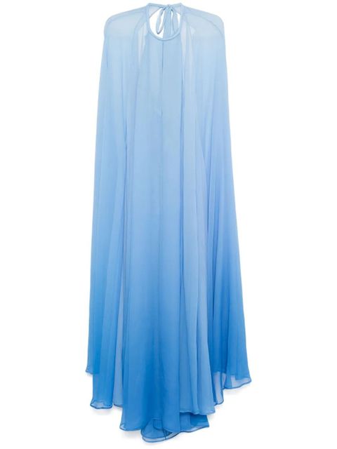 TOM FORD georgette maxi dress - Blue - zdjęcie produktu nr 1
