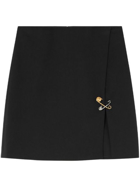 Versace Safety Pin A-line mini skirt - Black - zdjęcie produktu nr 1