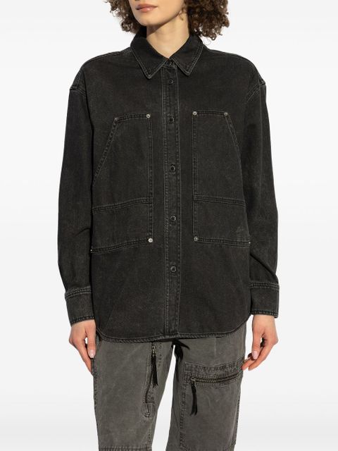 MARANT ÉTOILE Okely denim jacket - Black