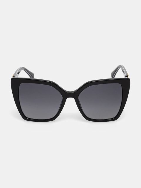 Love Moschino okulary przeciwsłoneczne damskie kolor czarny