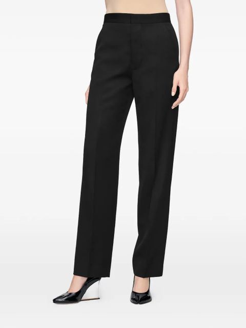 Maison Margiela straight-leg virgin wool trousers - Black