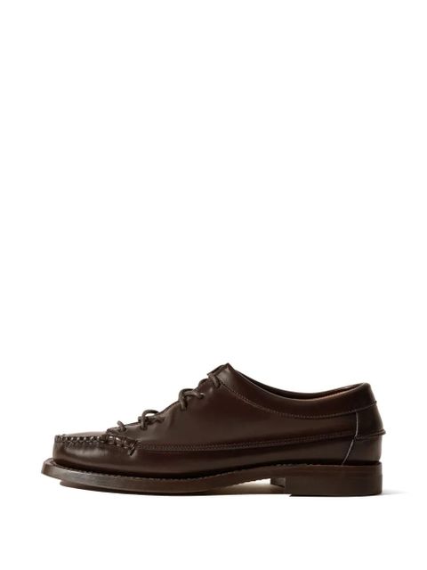 Hereu Priego lace-up squared loafers - Brown - zdjęcie produktu nr 1