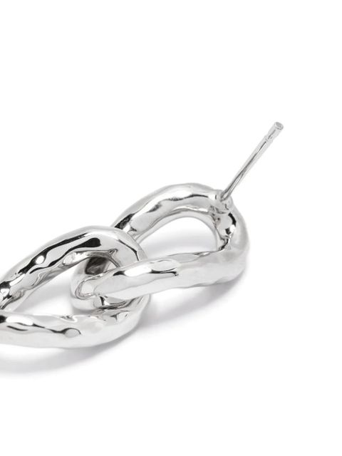 Jil Sander chain-link earrings - Silver