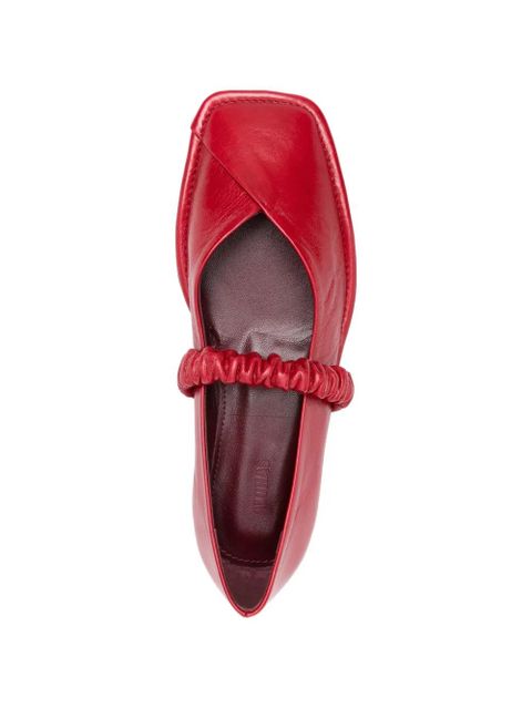 ALOHAS square-toe ballet flats - Red