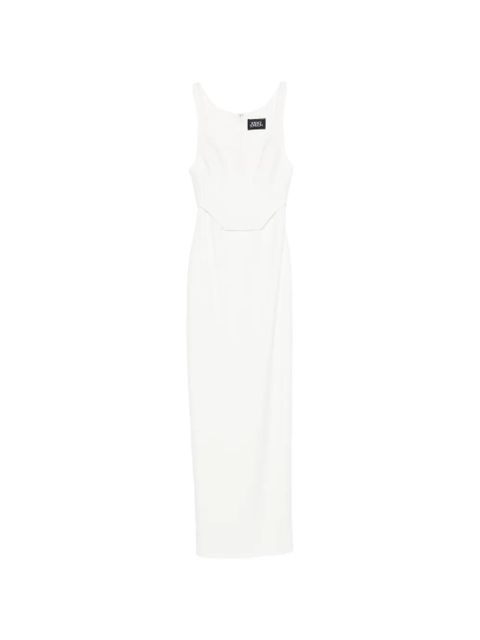 Solace London Noor scoop-neck maxi dress - White - zdjęcie produktu nr 1