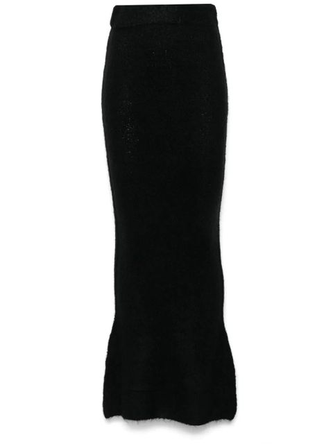 ENTIRE STUDIOS knitted maxi skirt - Black - zdjęcie produktu nr 1