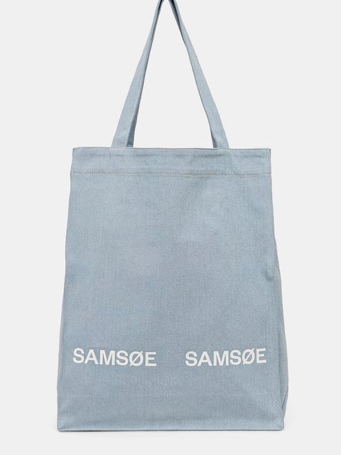 Samsoe Samsoe torba jeansowa SALUCA - zdjęcie produktu nr 2