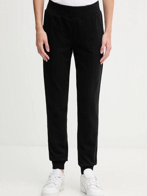 United Colors of Benetton spodnie dresowe damskie kolor czarny gładkie 3WNW3F04R - zdjęcie produktu nr 1