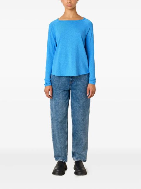 American Vintage Sonoma raglan-sleeve T-shirt - Blue