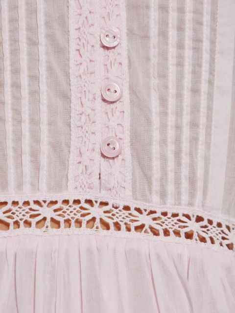 MARANT ÉTOILE openwork-lace midi dress - Pink