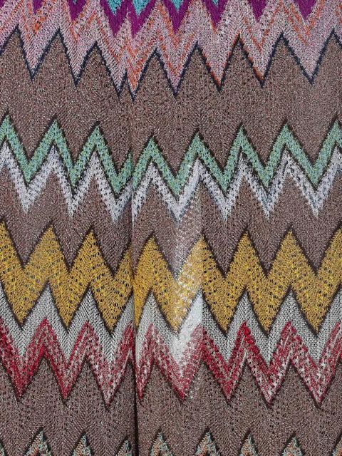 Missoni zigzag-patterned trousers - Neutrals