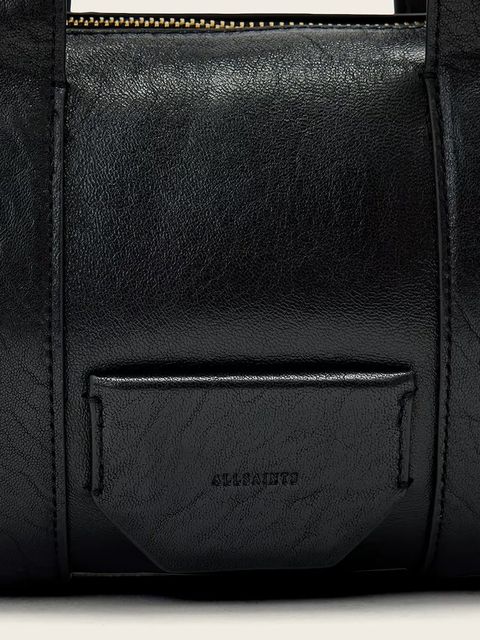 AllSaints torebka skórzana kolor czarny W510XD