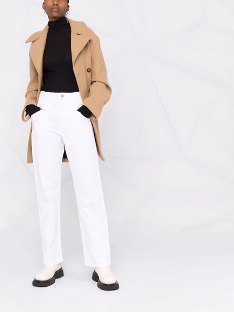 ISABEL MARANT straight-leg trousers - White - zdjęcie produktu nr 2