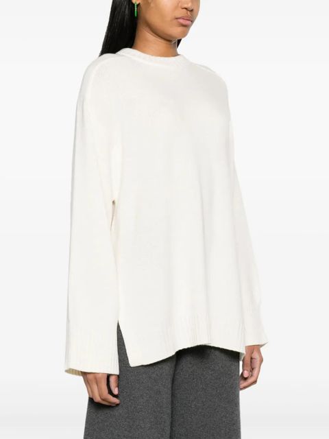 LouLou de Saison Safi wool-blend crew-neck jumper - White - zdjęcie produktu nr 2