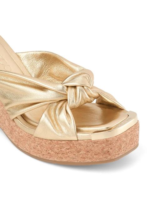 Jimmy Choo 110mm Avenue sandals - Gold