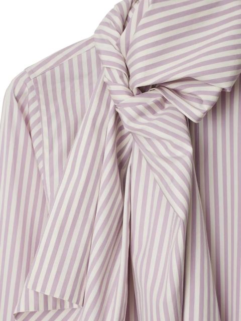 Burberry striped cotton shirt - White