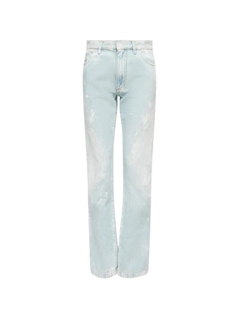 MM6 Maison Margiela straight-leg jeans - Blue - zdjęcie produktu nr 1