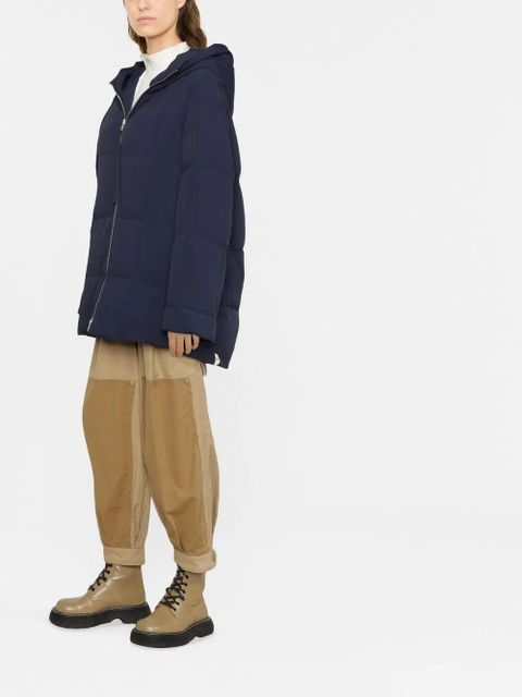 Jil Sander padded zip-fastening coat - Blue - zdjęcie produktu nr 2