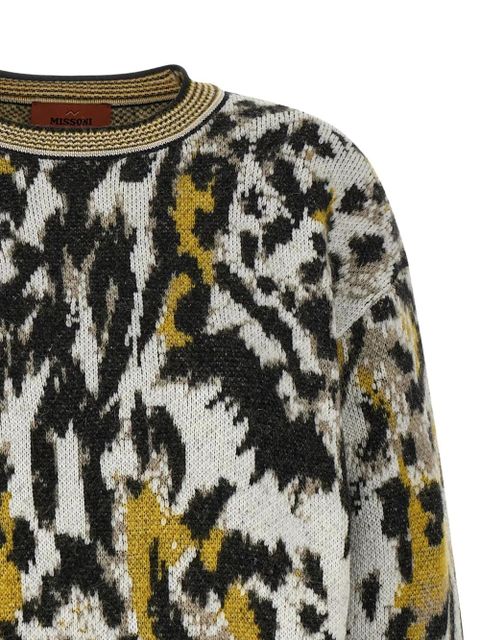 Missoni animalier patterned sweater - Black