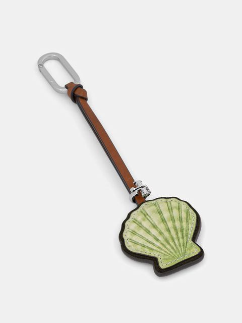 Tory Burch brelok skórzany Shell - zdjęcie produktu nr 2