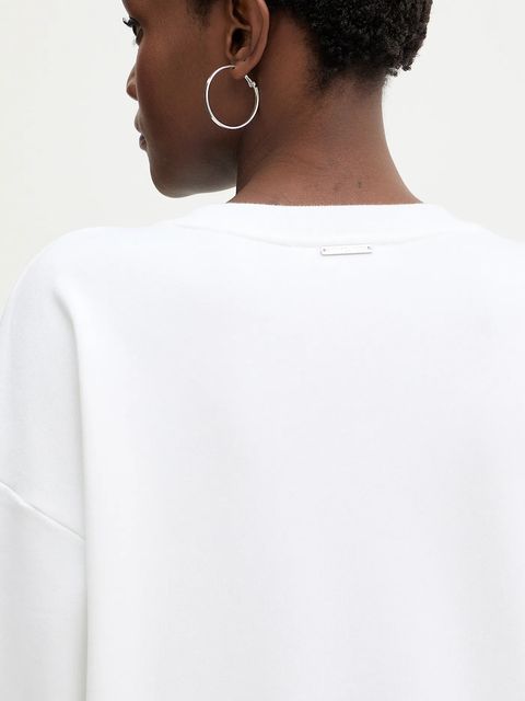 MICHAEL Michael Kors bluza bawełniana damska kolor beżowy z nadrukiem MR651Z64MY