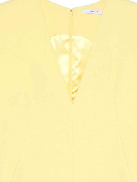 Givenchy V-neck split dress - Yellow