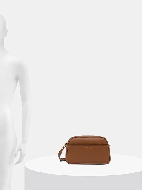 MICHAEL Michael Kors torebka skórzana kolor brązowy 32F5GJ6C5L